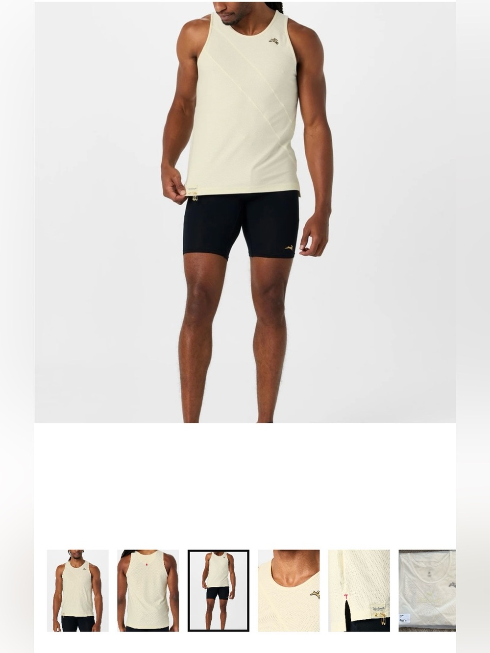 Tracksmith mens van cortlandt Singlet - Picture 3 of 10